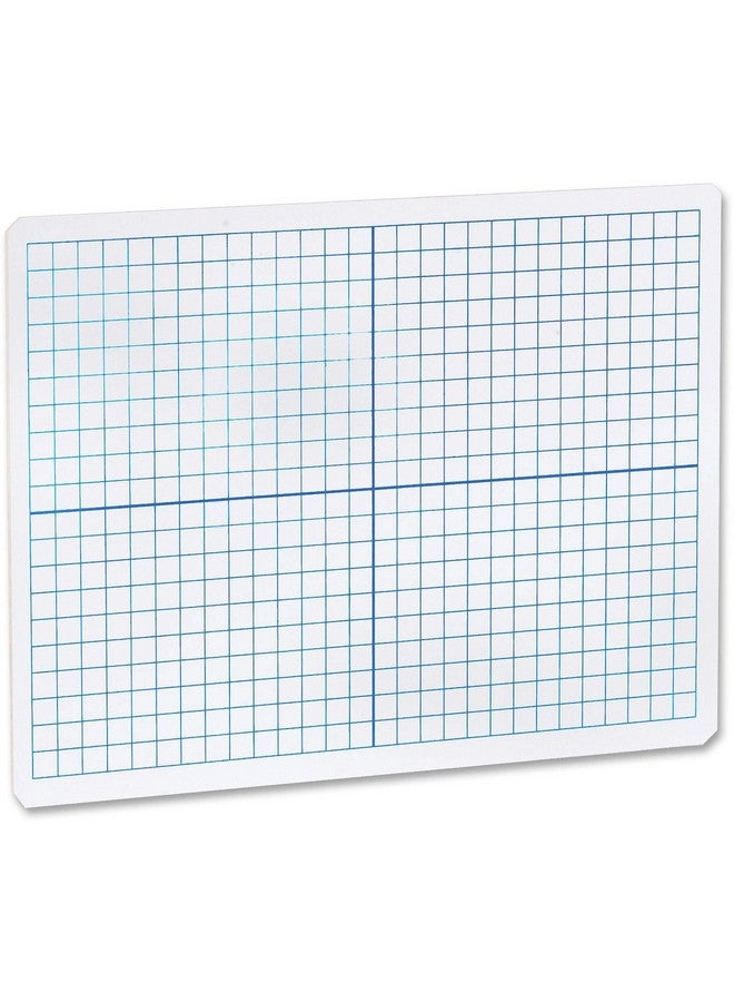 , Flp11000, Grid Side/Plain Side Dry Erase Lap Board, 1 Each