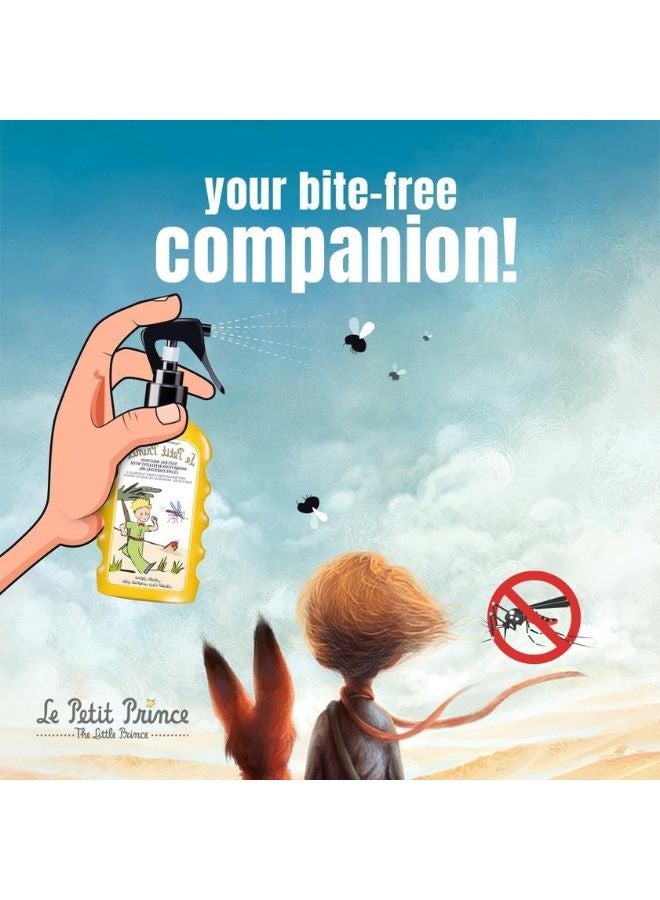 Le Petit Prince طارد البعوض مع فيتامين E، القرنفل والزيوت الأساسية - 200 مل، طبيعي، آمن للجميع، خالي من DEET، دفاع طويل الأمد، حجم عائلي - Image 2