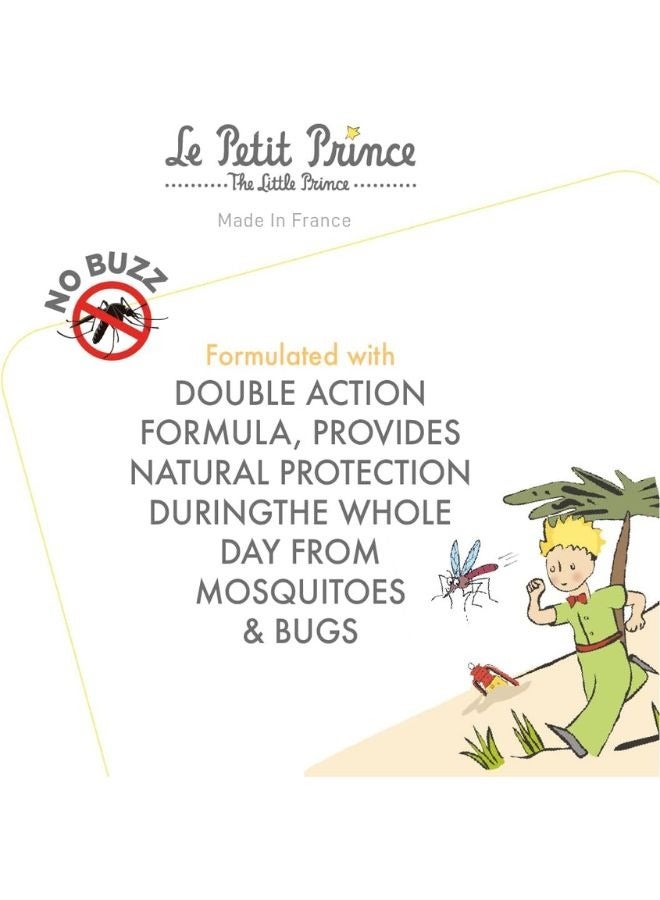 Le Petit Prince طارد البعوض مع فيتامين E، القرنفل والزيوت الأساسية - 200 مل، طبيعي، آمن للجميع، خالي من DEET، دفاع طويل الأمد، حجم عائلي - Image 5