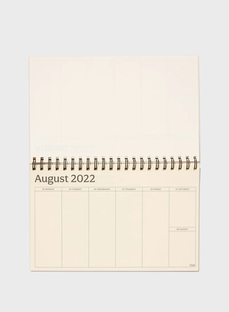 Typo Rainbow Cancelling Plans 2022-23 Desk Calendar