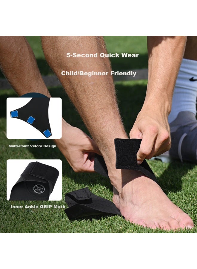 Zamst Fast Sports Ankle Support Lightweight Breathable Running Ankle Brace Marathon Trail Running Football Protective Gear Right S - Image 3