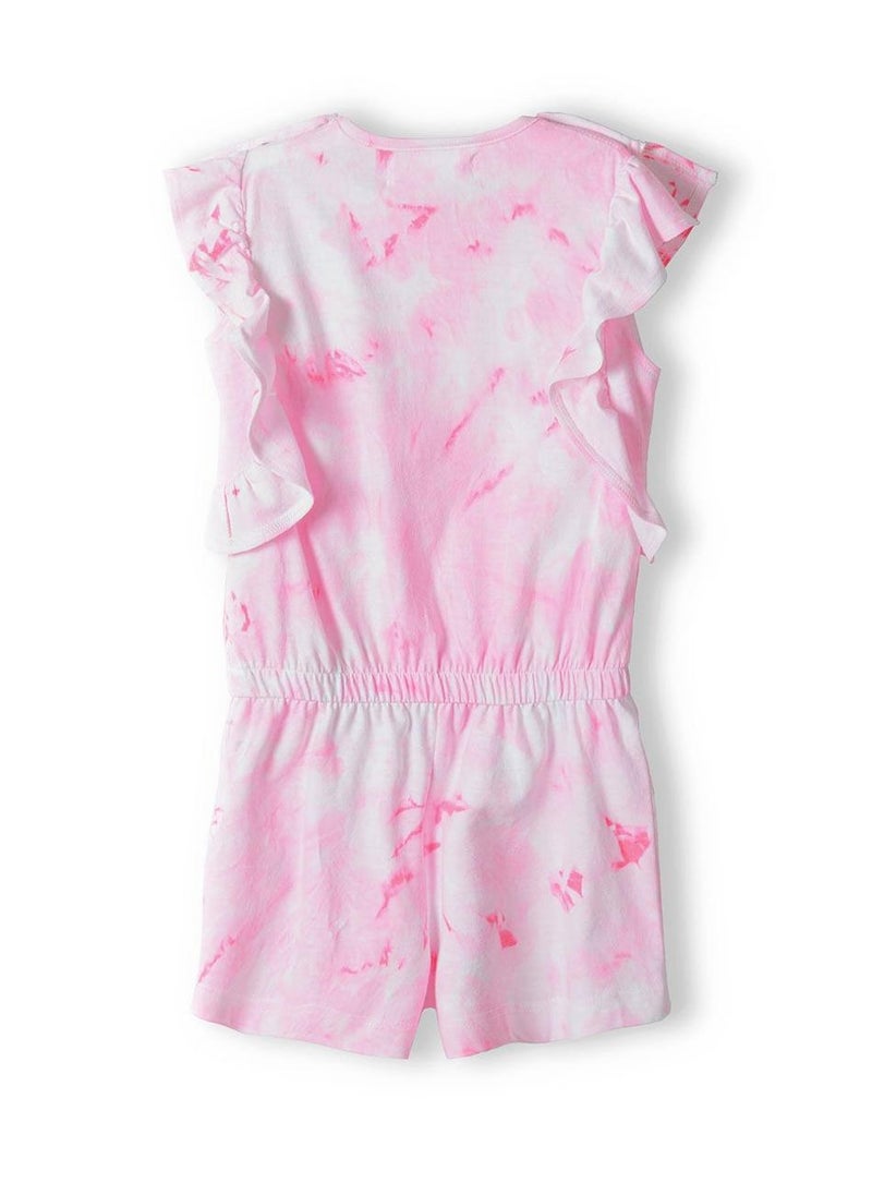 MINOTI Teen Girls Sleeveless Playsuit With Ruffle Detail  - Image 3