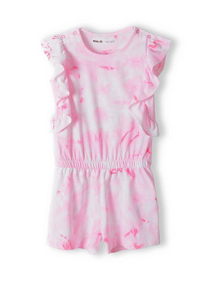 MINOTI Teen Girls Sleeveless Playsuit With Ruffle Detail  - Image 2