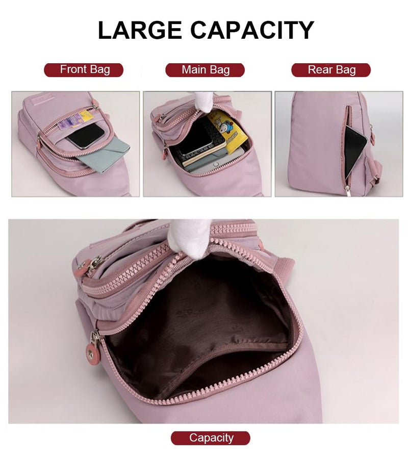 Hiflyer Sling Bags Crossbody Bags for Women Trendy, Fanny Packs for Women Cross Body, Sling Bag Crossbody Purse (Pink) - Image 4