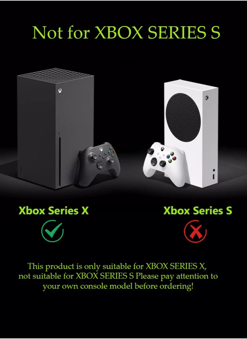 IINE مجموعة جلود وحدة التحكم XBOX SERIES X، ملصق لاصق ملتف للجلد XBOX Series X، ملصق فيلم واقي لسكين XBOX X Ghost، ملصق XBOX Series X، ملصق غطاء من الفينيل  - Image 2