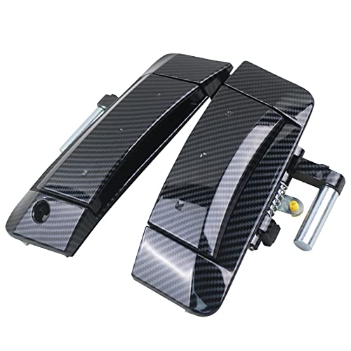 APPERFiT Exterior Door Handle (Carbon Fiber) Compatible with Nissan 350Z 2003 2004 2005 2006 2007 2008 2009 - Image 2