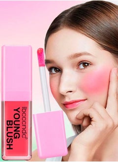 ibcccndc Tinted Blush Oil Liquid Blush for Cheeks Dewy and Natural Flush Finish Pink Blush Skin Tint Lasting Liquid Blush Oil Moisturizing Lightweight and Waterproof for All Skin Tones Liquid Blusher 6.5ml  - Image 1