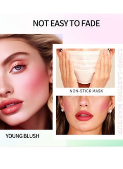 ibcccndc Tinted Blush Oil Liquid Blush for Cheeks Dewy and Natural Flush Finish Pink Blush Skin Tint Lasting Liquid Blush Oil Moisturizing Lightweight and Waterproof for All Skin Tones Liquid Blusher 6.5ml  - Image 3