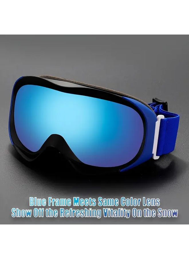 Blue Frame Ski Goggles for Men Women Snowboarding Ice Skating Winter Sports BL3068 - Image 4