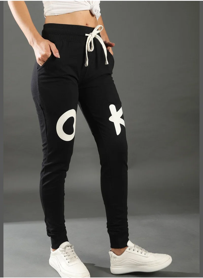 Campus Sutra Elastic Waist Jogging Pants
