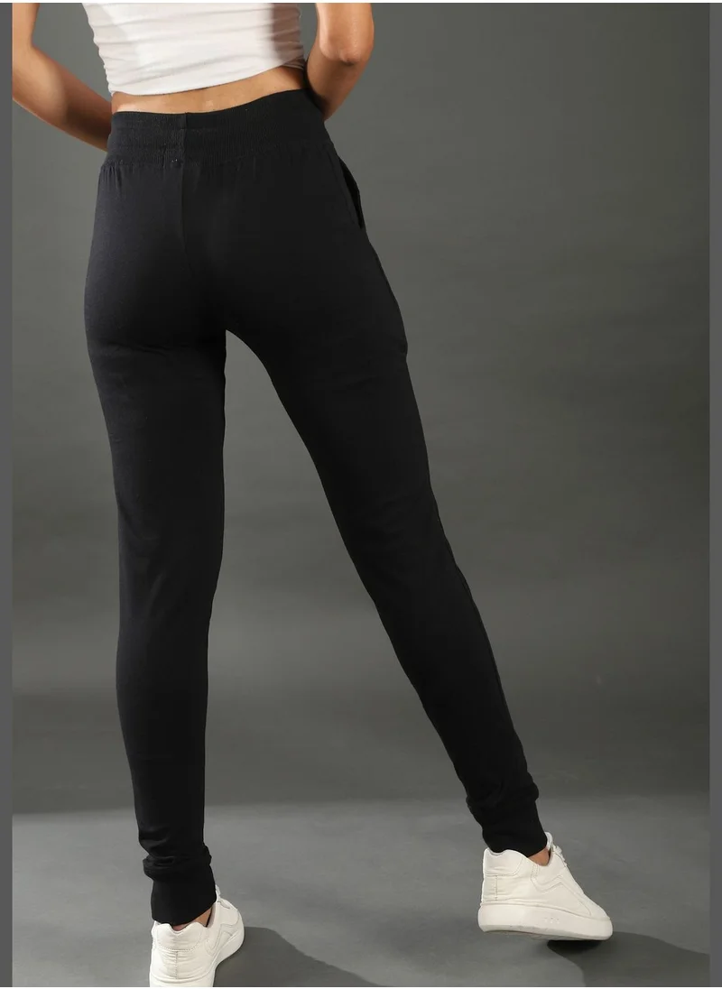 Campus Sutra Elastic Waist Jogging Pants