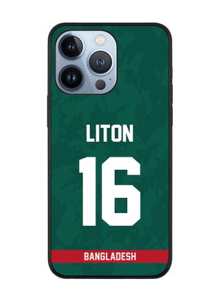Rugged Black Edge Case iPhone 13 Pro, Slim fit Soft Case Flexible Rubber Edges Thin Cover - Player Name - Liton Das, Jersey Number- 16 - pzsku/Z4EF0AE9A8F0408487D70Z/45/_/1697268879/a52580b3-1da4-4f07-bc79-99aa1799dde5