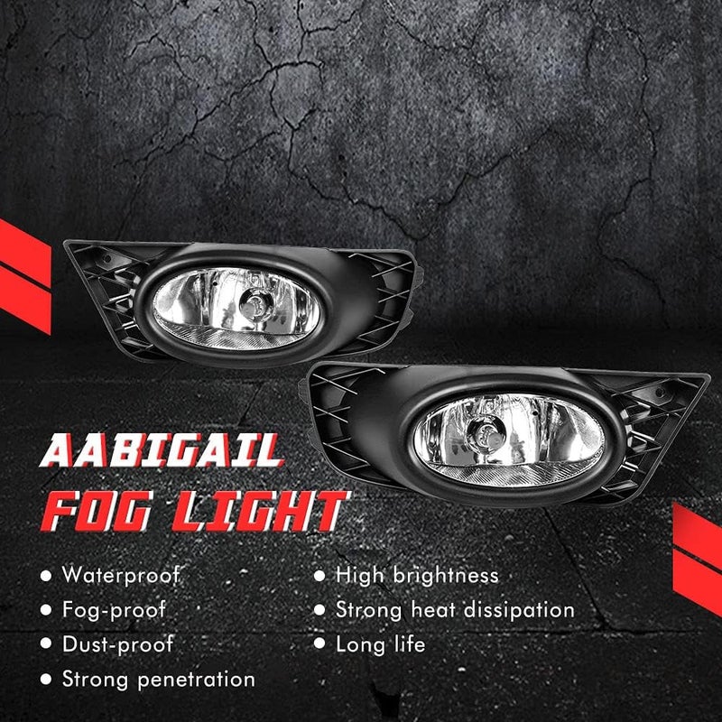 A ABIGAIL Fog Lights for Honda Civic Sedan 2009-2011 - Image 2