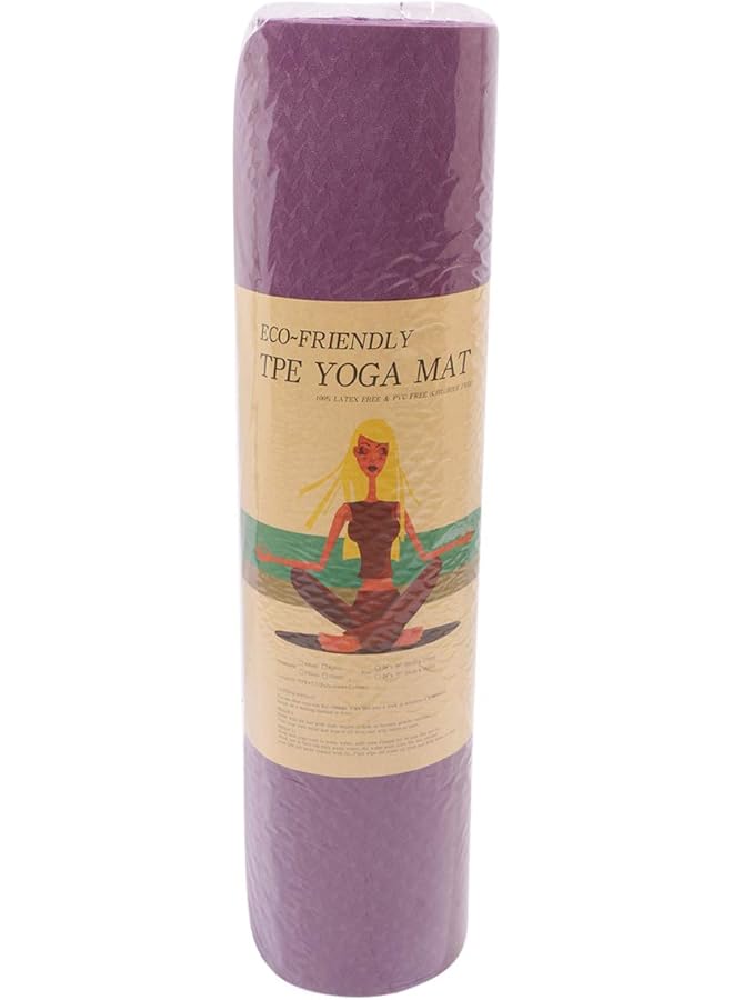 Nariele Yoga Mat (Single Layer) 8Mm Al238 Purple - Image 1