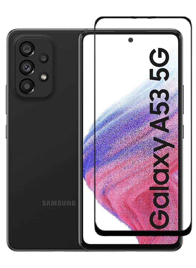 AINA Tempered Glass Screen Protector 5D Designed For Samsung Galaxy A53 5G Full Glue Edge to Edge Full Screen Coverage And Bubble Free - Image 1