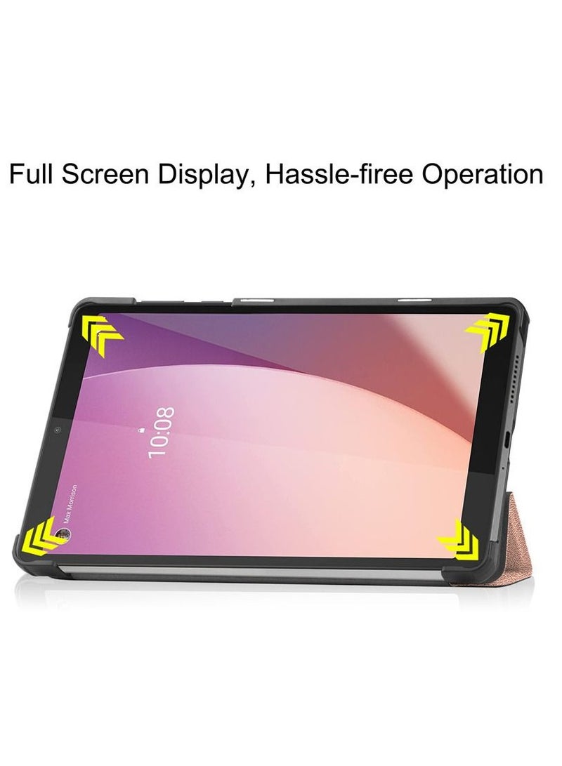 Tablet PC Case Case for Lenovo Tab M8 4th Gen TB-300FU Tri-Fold Smart Tablet Case Hard PC Back Shell Slim Case Multi- Viewing Angles Stand Hard Shell Folio Case Cover Tablet PC Bag(dream deer) - Image 3