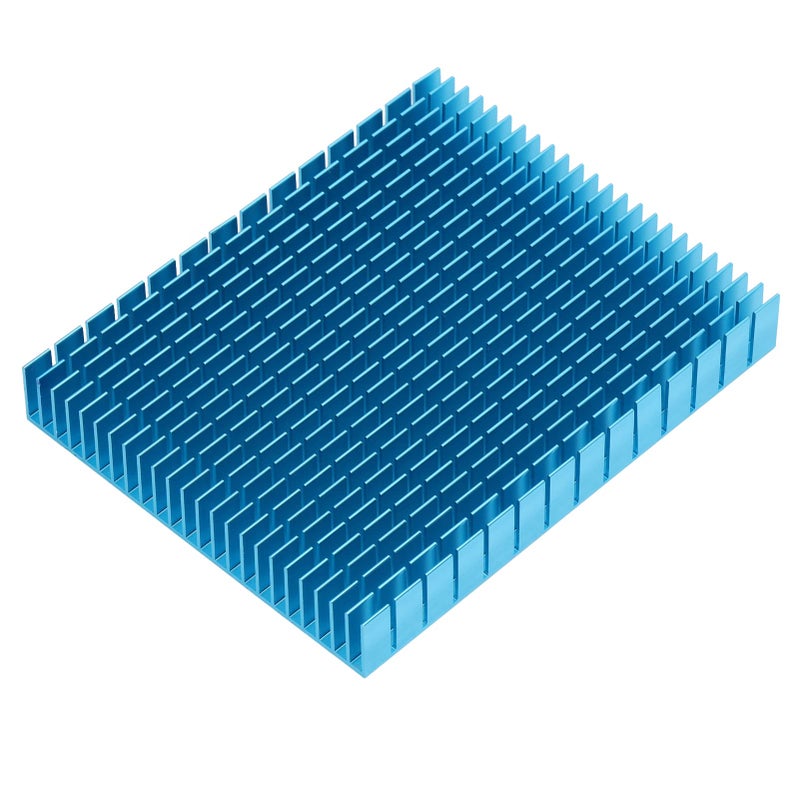 Blue Aluminum Heatsink Cooler for CPU Amplifier PCB Smart Design Quick Cooling - Image 4