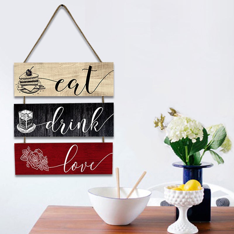 Dining Room Wall Sign Kitchen Door Wall Hanging Sign Hanging Wall Decor - Image 5