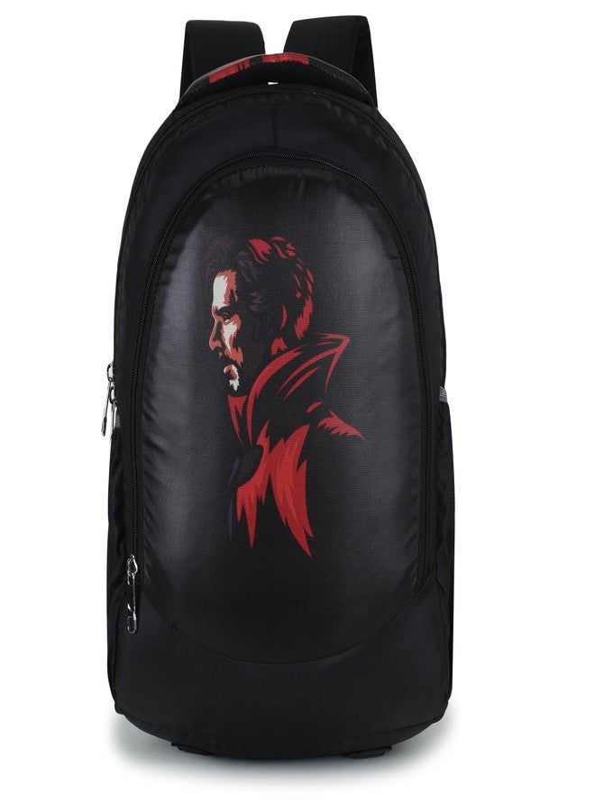 SKUGG Water Resistant DR strange Laptop Backpack/Casual Backpack/Daypack/Travel Backpack/College Bag For Men/Women With Bottle Pocket & Padded Shoulder Strap-(Black) - Image 1