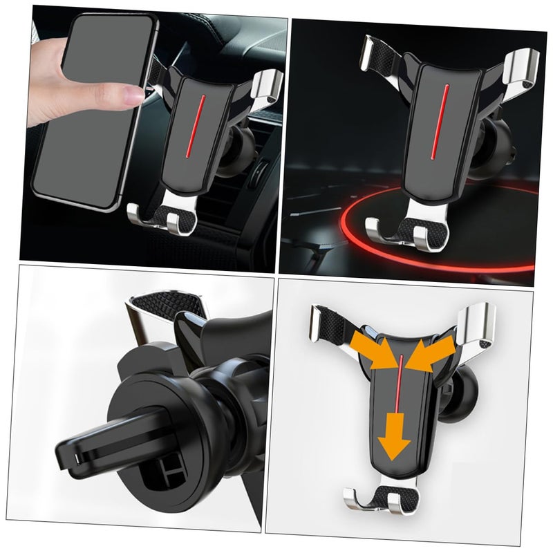 Adjustable Car Air Vent Phone Holder Mount Compatible Most Smartphones - Image 5