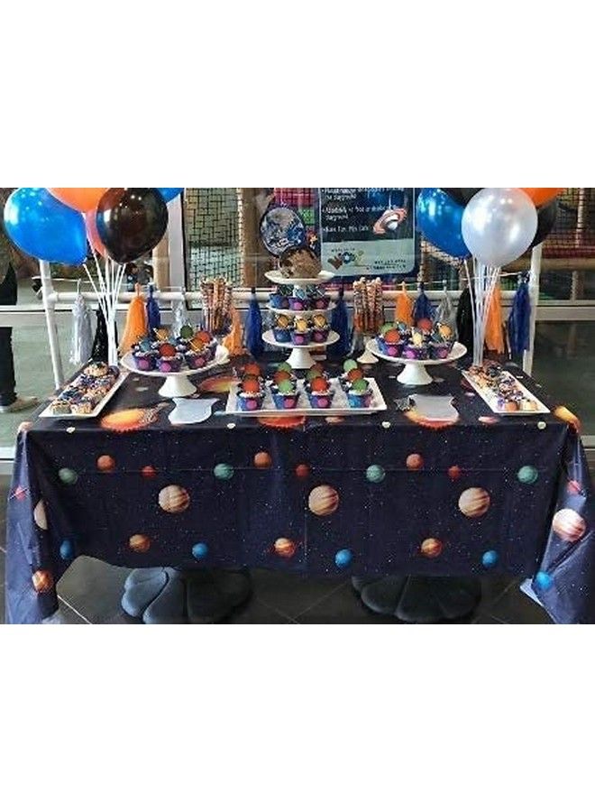 Oojami Space Birthday Party Table Covers Outer Space Birthday Party Supplies - Image 3