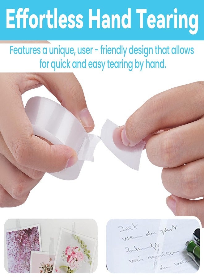 VEESA Clear Tape Refills 16 Rolls, Transparent Tape Dispenser Refill Rolls, 3/4" x 1000 inches, Small Office Tape for Christmas Gift Wrapping, Tear by Hand - Image 2