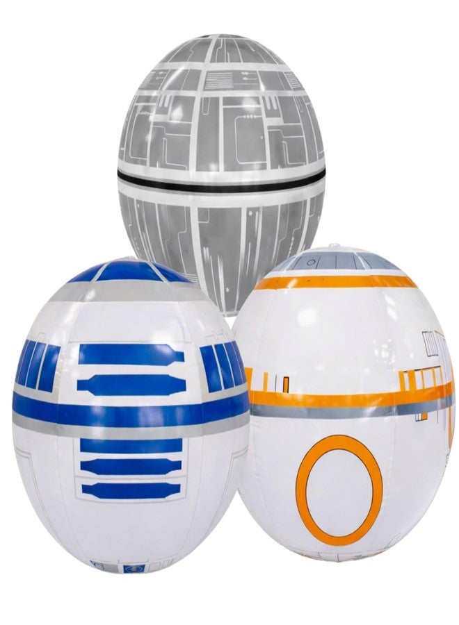 NINOSTAR Large Play Balls Set of 3 - Fun Indoor and Outdoor Gift, Size 13.5 Inches - Can Use for Play/Room Decor/Party Decor/Pool Inflatable - Size Large - Image 1