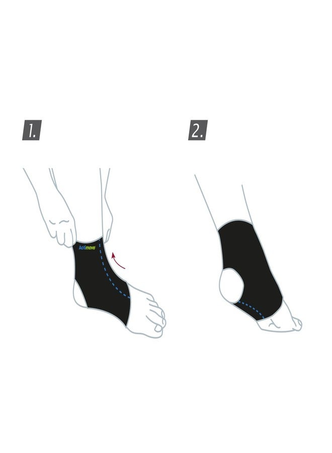 Actimove Kids Ankle Support, Navy, Youth - Image 3