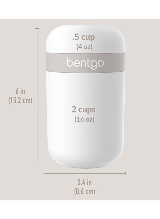 Bentgo - كوب الوجبات الخفيفة للأطفال - أبيض - Image 1