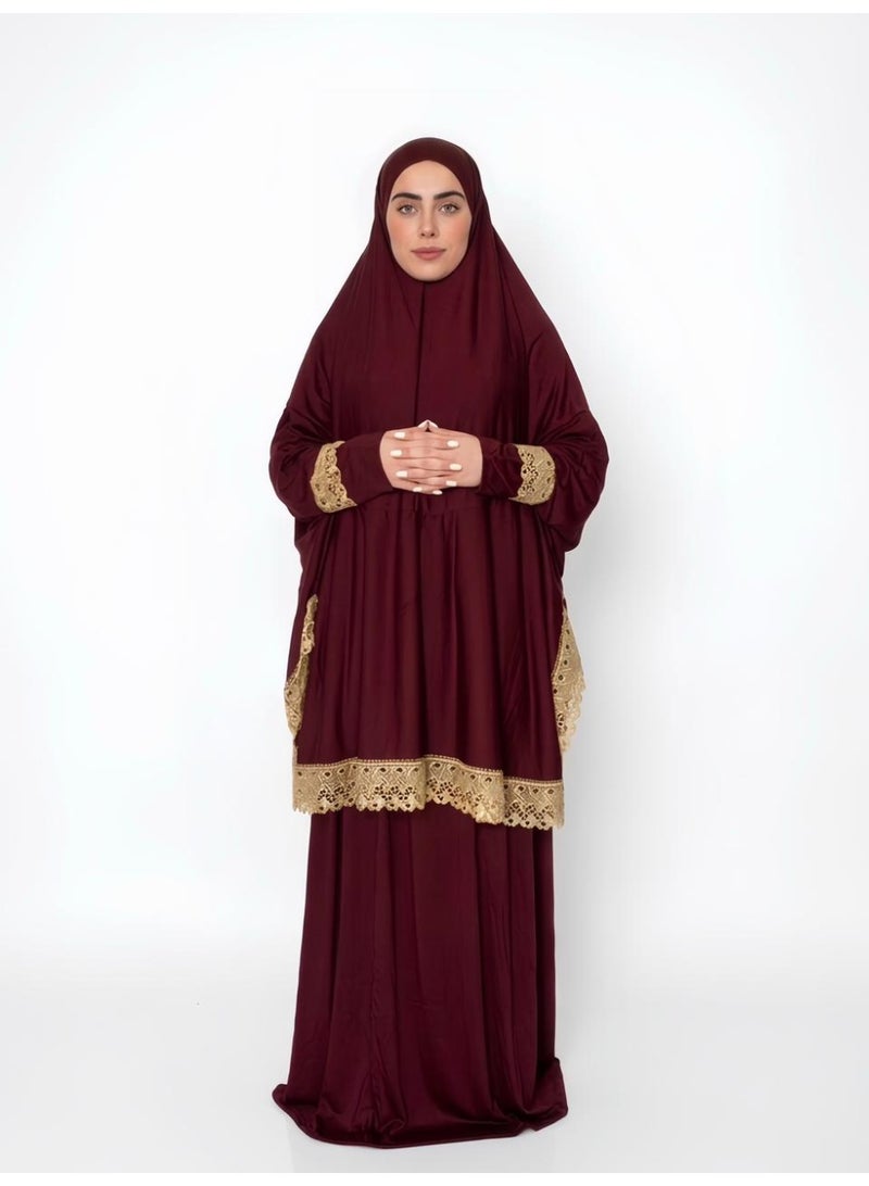 ملابس صلاة -طقم صلاة نسائي قطن