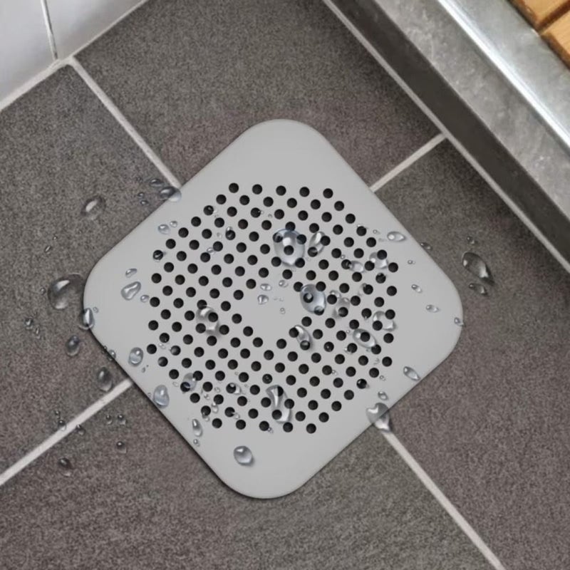 2 Pack Anti Clog Hair Catcher Sink Drain Filter Bathroom Shower Odor Proof Cover - Image 5