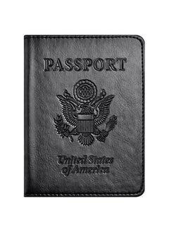 We Happy Travel Passport ID Card Wallet Holder Cover RFID Blocking Leather Purse Case USA  - Image 1