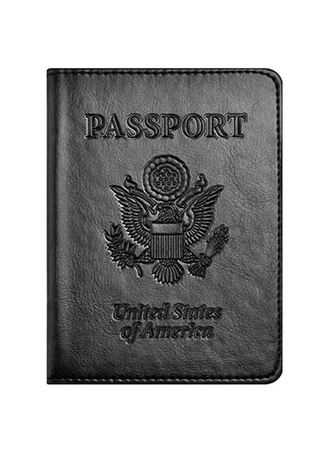 Travel Passport ID Card Wallet Holder Cover RFID Blocking Leather Purse Case USA