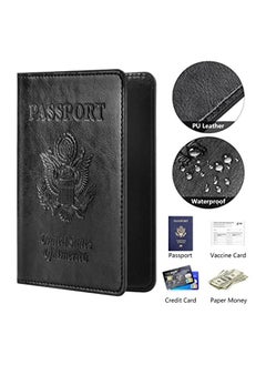 We Happy Travel Passport ID Card Wallet Holder Cover RFID Blocking Leather Purse Case USA  - Image 4