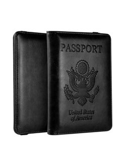 We Happy Travel Passport ID Card Wallet Holder Cover RFID Blocking Leather Purse Case USA  - Image 5