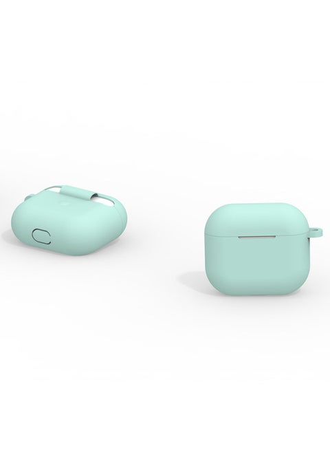 Applicable To Apple Airpods 3 Protective Case Airpods3 Case Earphone Silicone Protective Case-Color:636C Blue-Applicable Model:2021 Apple Airpods 3