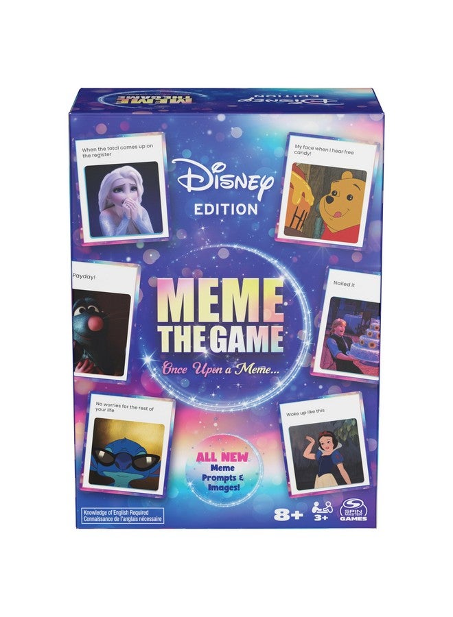 Spin Master Games, Disney Meme The Game, Disney Card Game for Hilarious Family Fun, Funny Caption Contest with Classic & Modern Characters, for Kids & Family, 3-6 Players, for Ages 8 & Up - Image 1