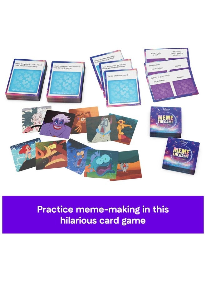 Spin Master Games, Disney Meme The Game, Disney Card Game for Hilarious Family Fun, Funny Caption Contest with Classic & Modern Characters, for Kids & Family, 3-6 Players, for Ages 8 & Up - Image 3