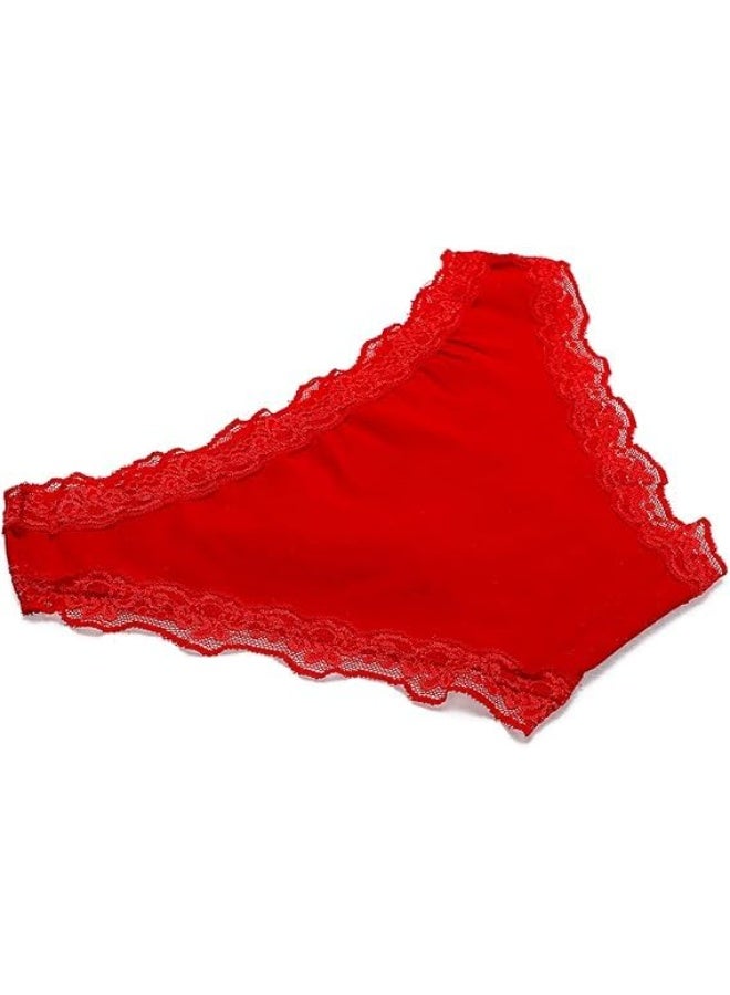 Hanady Women's 3-piece cotton lace panty set, multi-color, comfortable for everyday wear - Image 5