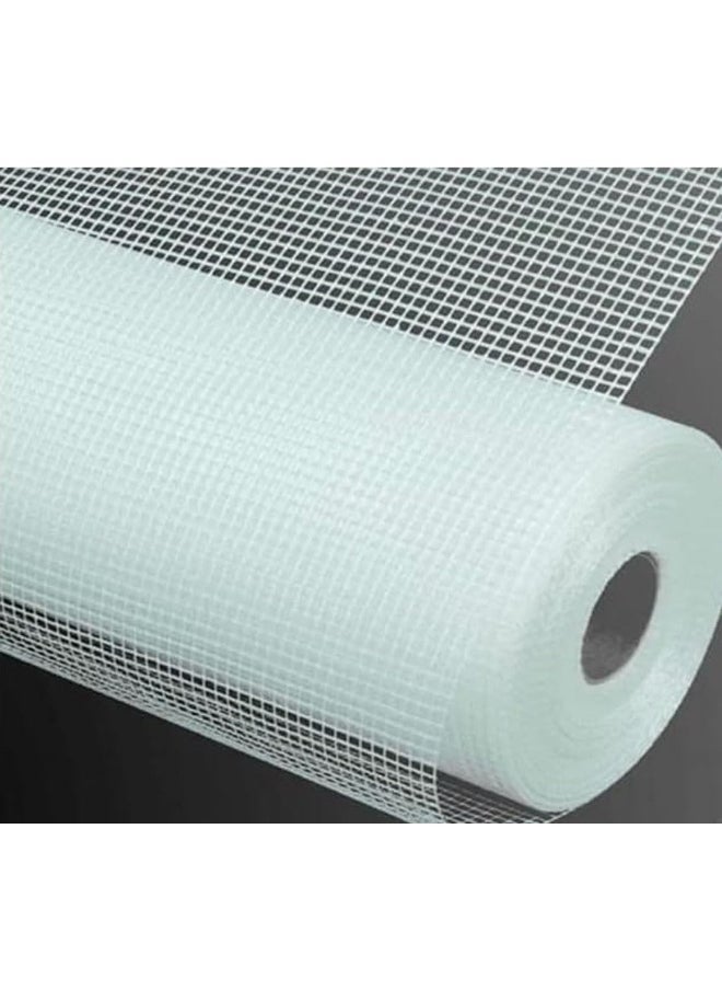 Biella Fiber Mesh Glass Coated Roll 100 Gsm For Waterproofing, Roof/Crack Patch/Wall Repair, Wall Coating/Plastering Mesh, Chicken Mesh (40 Inch X 35 Meter)  - Image 1