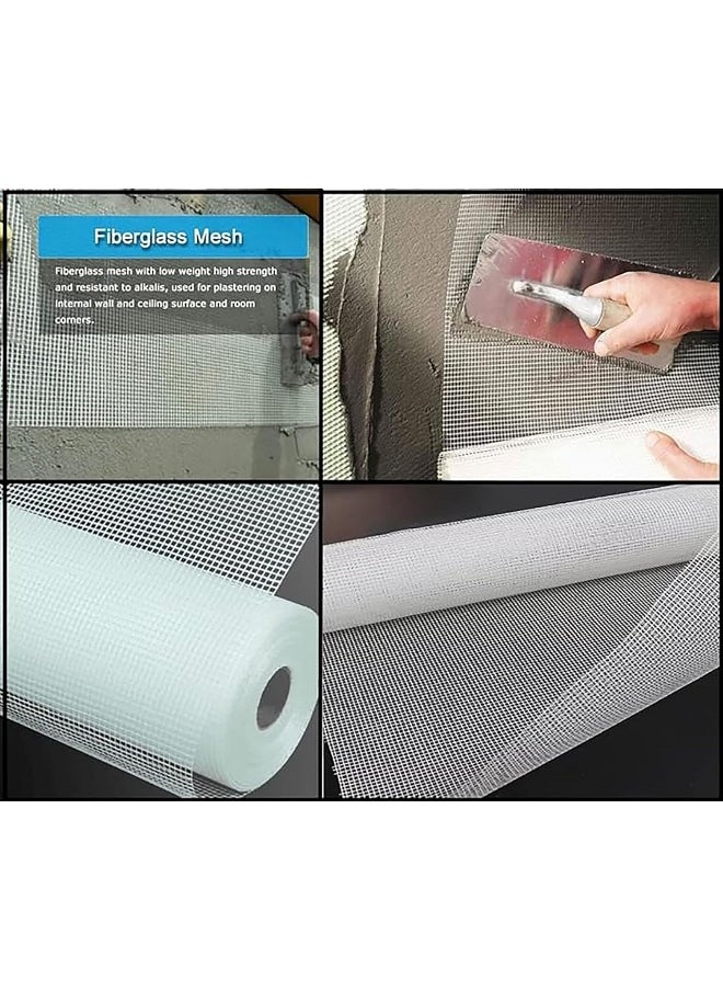 Biella Fiber Mesh Glass Coated Roll 100 Gsm For Waterproofing, Roof/Crack Patch/Wall Repair, Wall Coating/Plastering Mesh, Chicken Mesh (40 Inch X 35 Meter)  - Image 4