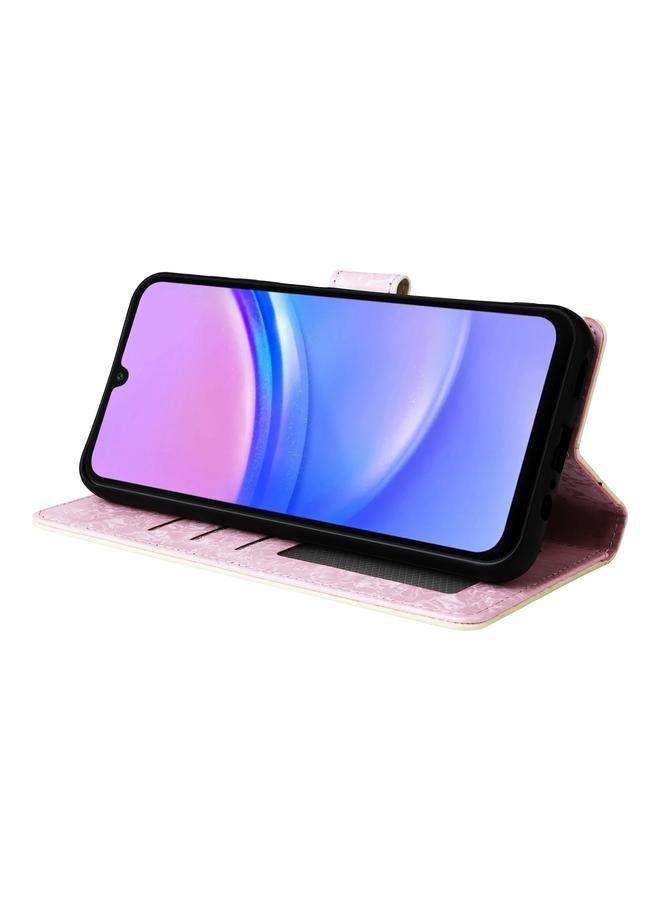 S-TOP Case For Samsung Galaxy A16 5G Bronzing Painting RFID Leather Phone Case - Image 5