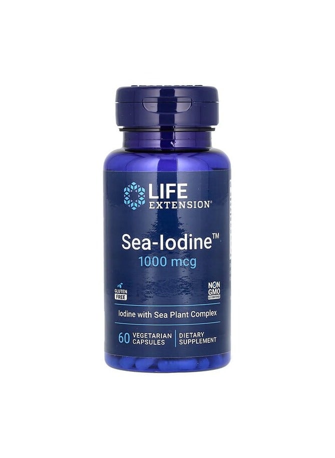 سي-أيودين، 1000 ميكروغرام، 60 كبسولة نباتية