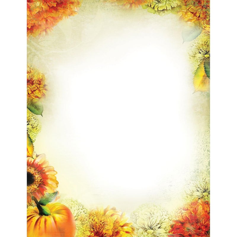 Great Papers Autumn Foliage Letterhead 80 count 11 x 85 2013285