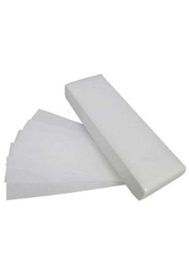 100-Piece Hair Removal Wax Strips White - Image 2