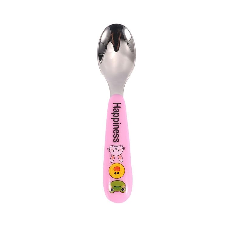 ZIVIK Baby Feeding Spoon and Fork Set, Promote SELF Feeding Spoon Sets for Toddlers & Kids, Non Toxic BPA Free, Children's Training Spoons Tableware, Camping Kids Cutlery Set - Image 4