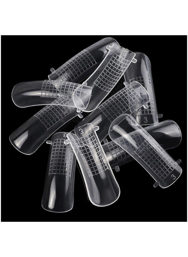 brunson أشكال أظافر مزدوجة لجيل التمديد البولي، نصائح مزيفة مسبقة الشكل مع مقياس 120 قطعة، أداة مانيكير لتمديد الأظافر، قوالب نصائح الأظافر، أظافر أكريليك، أظافر مزيفة، أداة مانيكير - Image 2