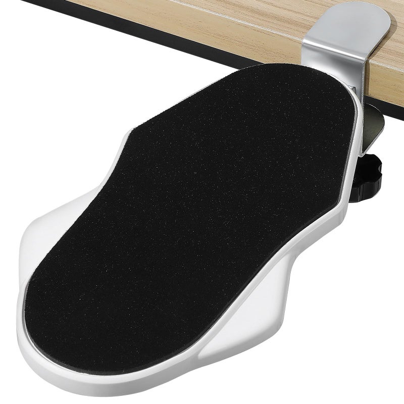 Foldable Clamp On Desk Arm Rest Extender Wrist Support Tray For Computer Office Workstation - Image 2