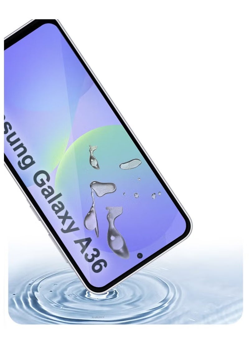 Raxoom Samsung Galaxy A36 Screen Protector â€“ Full Coverage 9H Tempered Glass with HD Clarity and Anti-Fingerprint Coating â€“ Ultra-Clear, Edge-to-Edge Fit, Bubble-Free Easy Installation, Scratch-Resistant Protection for Galaxy A36 2025 - Image 4