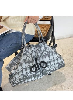 alo alo yoga yoga bag shoulder bag canvas bag unisex large capacity shopping bag sports fitness bag  - Image 2